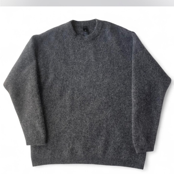 Grey |Lululemon| Wool Alpaca Blend Crewneck Sweater Oversized XS - Picture 1 of 6